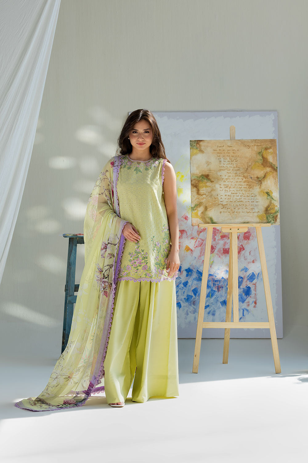 Sobia Nazir | Vital 26 | 11A - Luxury Dress - available at Maria Faisal in UK and USA.