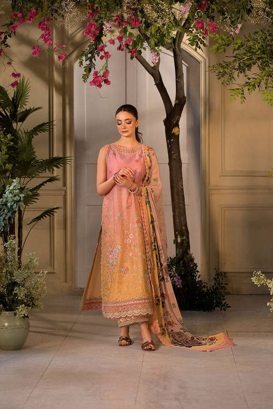 Sobia Nazir | Vital Lawn 25 | 11B by Maria Faisal - Registered Vendor of : Sobia Nazir - type : Ladies Clothes - 100% original wedding dresses