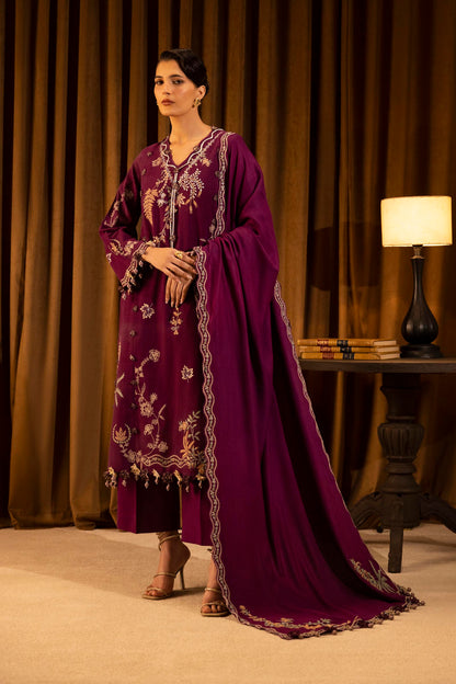 Sana Safinaz | Muzlin Winter 25 | 011B - Casual Dress - available at Maria Faisal in UK and USA.