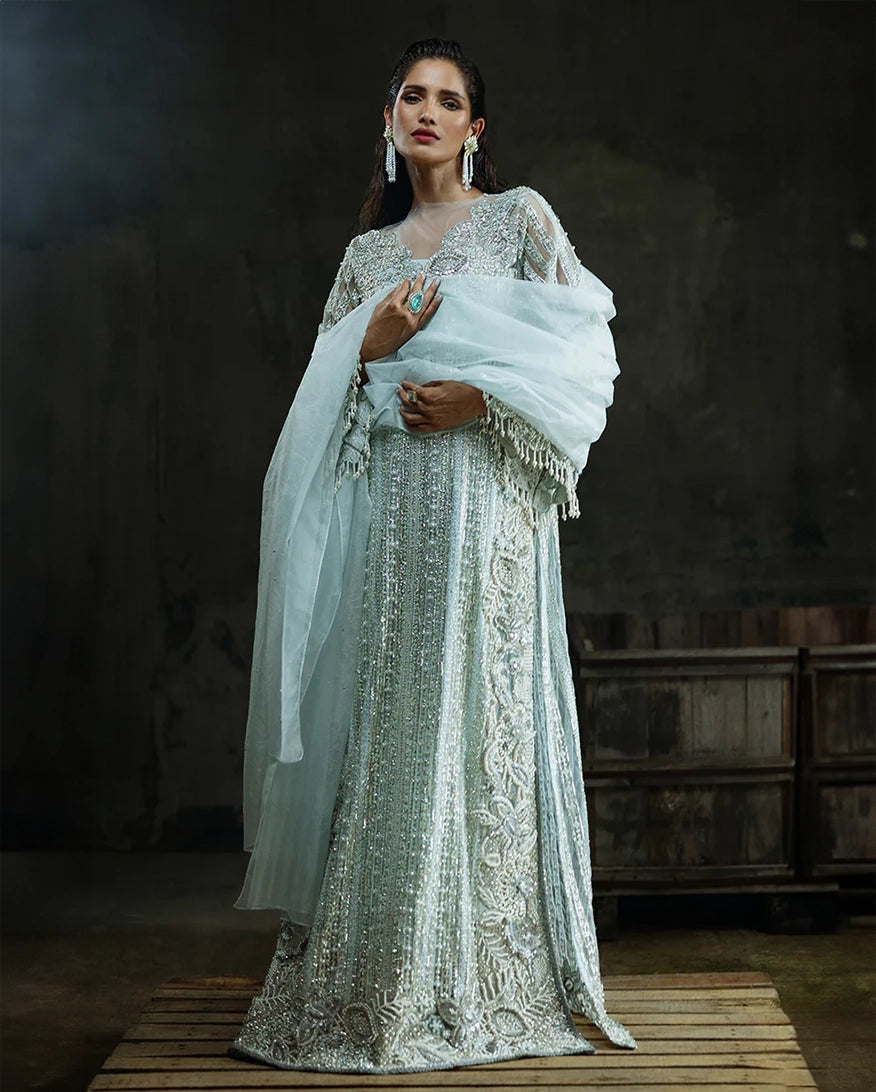 Mushq | Fleur Luxury Formals | Cardamine - Formal Dress - available at Maria Faisal in UK and USA.