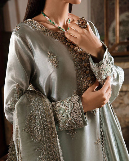 Mushq | Sunehri Lama Silk | Heer - Formal Dress - available at Maria Faisal in UK and USA.