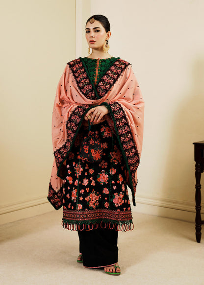 Hussain Rehar | Lawn SS 2023 | Noir - Ladies Clothes - Maria Faisal