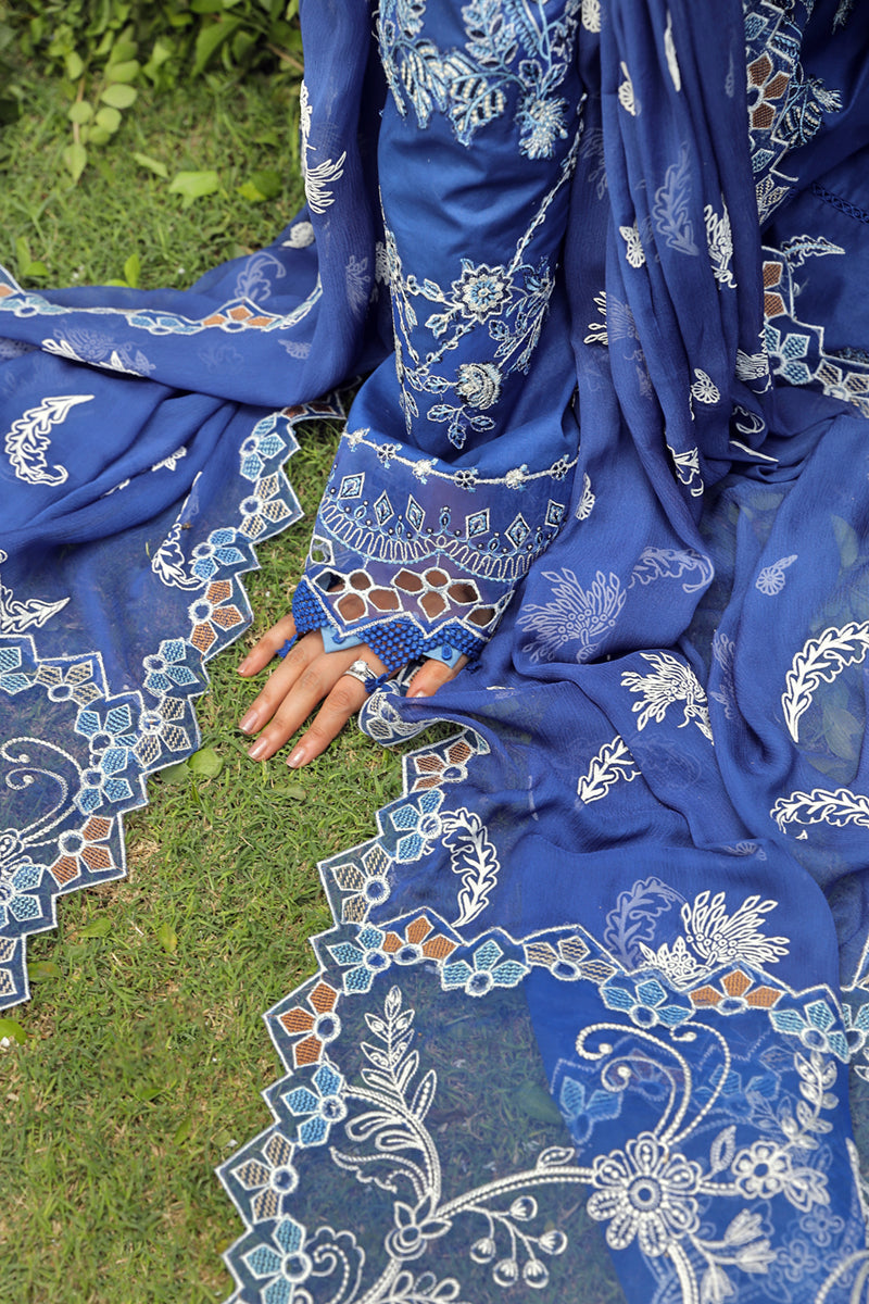 Qalamkar | Festive Lawn 2024 | PS-08 FARHEEN - Waniyas