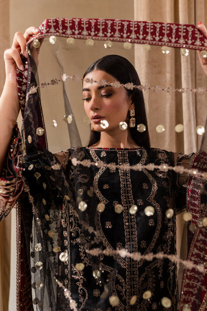 Farasha | Lumiere Formals | NOUR - Designer Dress with Intricate embroidery and embellishments. Shop elegent wedding dress at Maria Faisal.