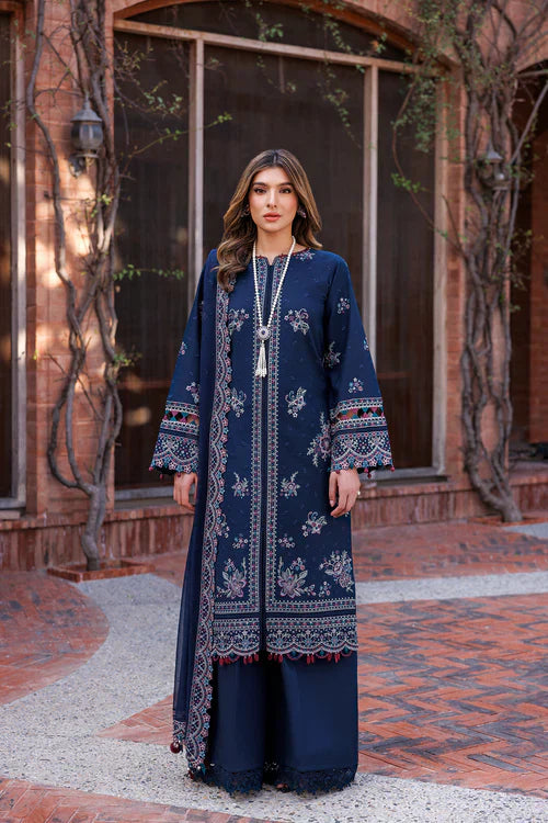 Farasha | Kaavish Lawn 24 | DEEP SAPPHIRE - Waniyas