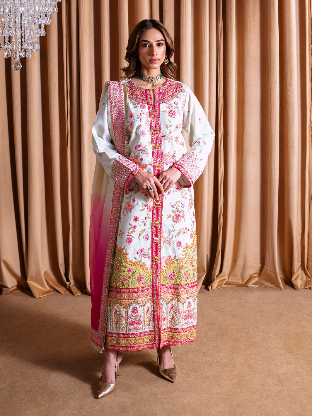 Faiza Faisal | Rema Wedding Formals 24 | Aida - Designer Dress with Intricate embroidery and embellishments. Shop elegent wedding dress at Maria Faisal.