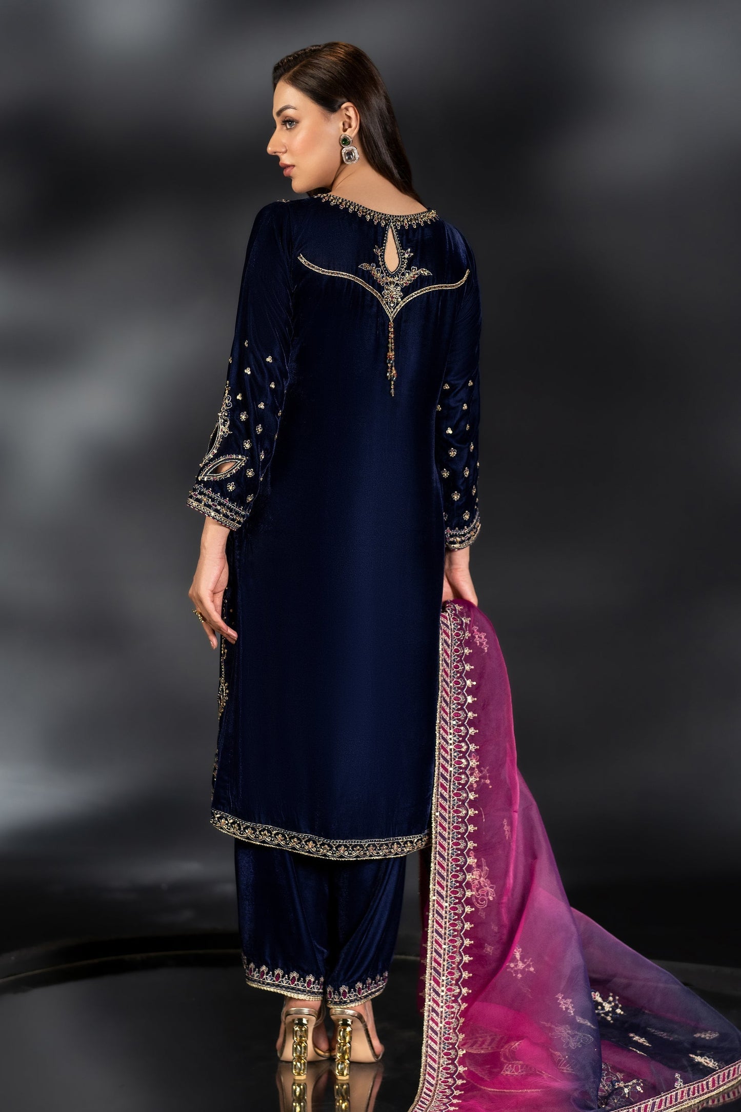 Naqshi | Makhmal 24 | IFRAH - Ladies Clothes - Maria Faisal