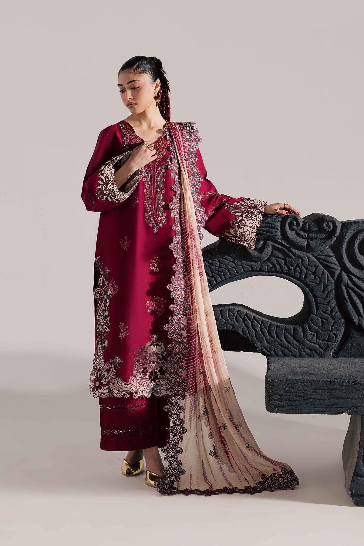 Vanya | Celine Formals | CN-19 - Formal Dress - available at Maria Faisal in UK and USA.
