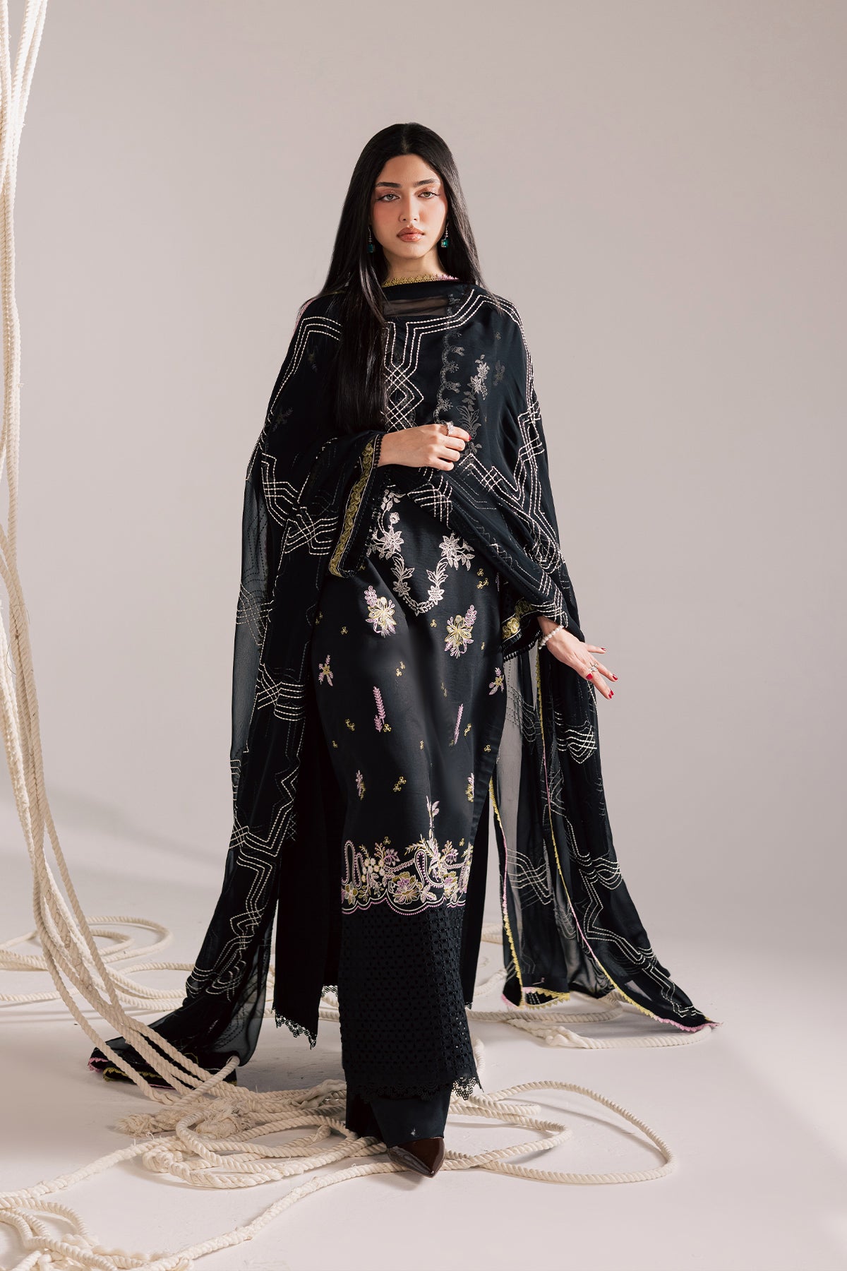 Vanya | Celine Formals | CN-16 - Formal Dress - available at Maria Faisal in UK and USA.