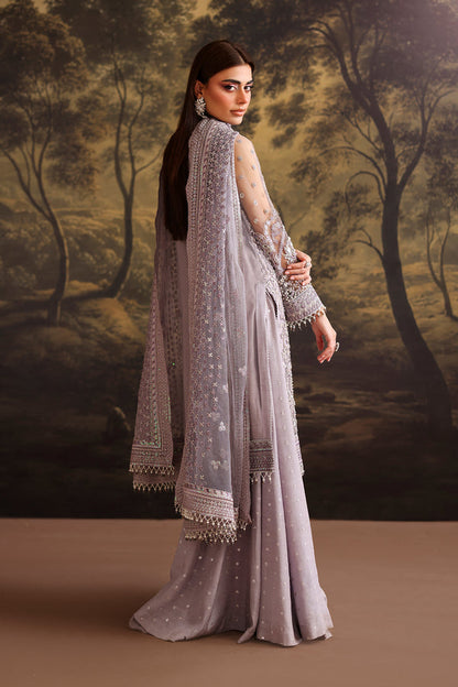 Baroque | Formals Collection | EMBROIDERED NET UF-4379 - Formal Dress - available at Maria Faisal in UK and USA.