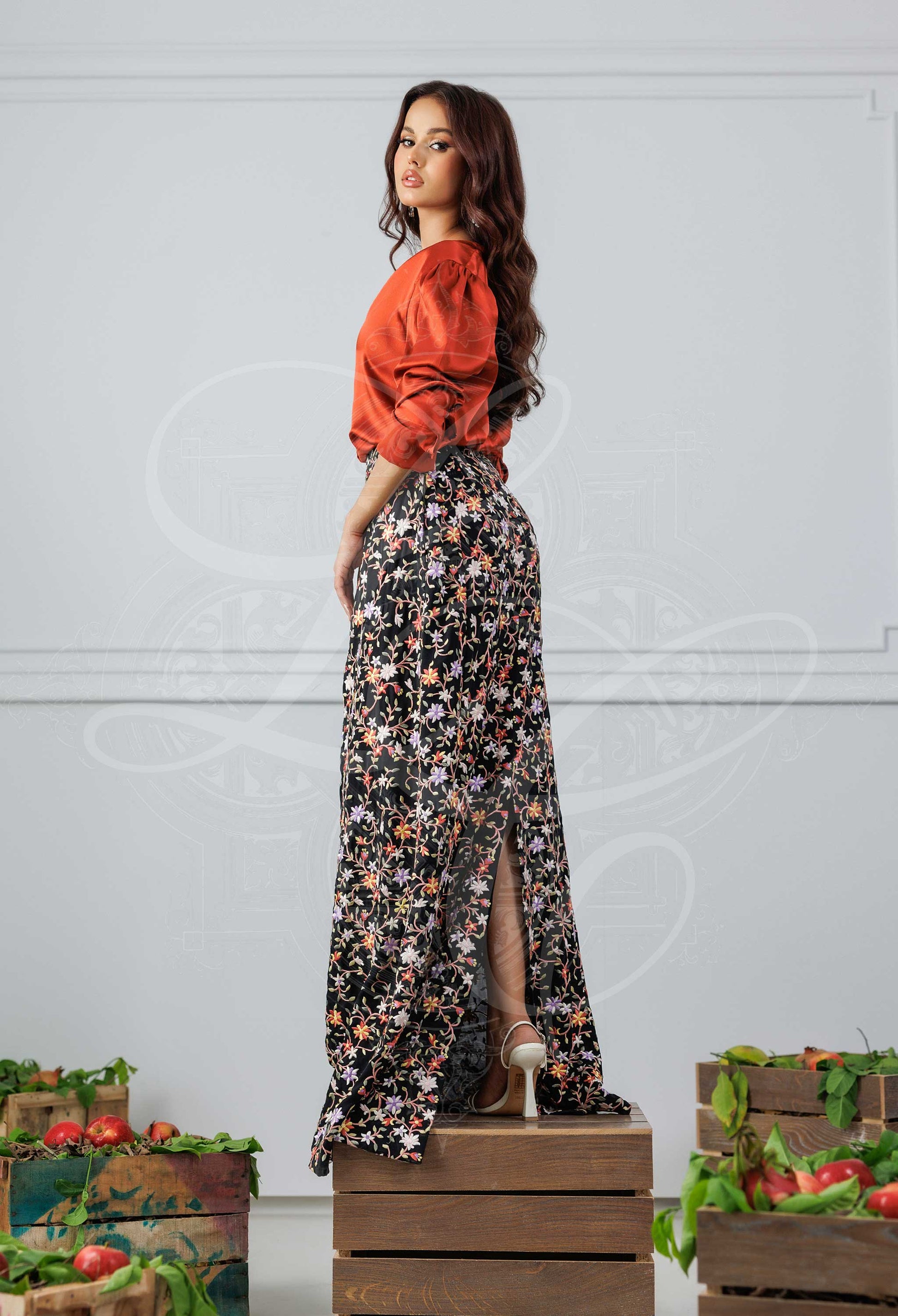 Layla Chatoor | Pret A Porter | LC-30 - Luxury Dress - available at Maria Faisal in UK and USA.