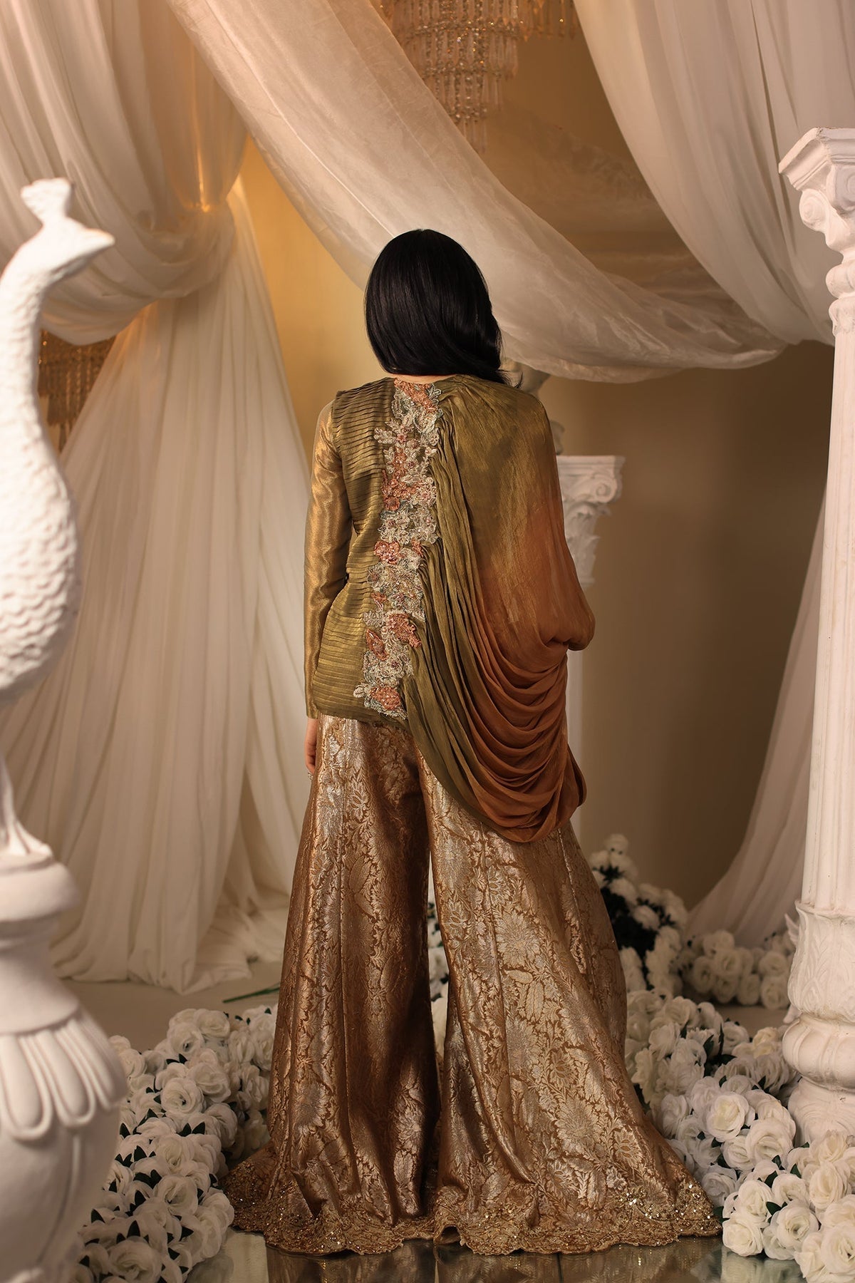 Musferah Saad | Casa Blance |Avant Garde - Bridal Dress - available at Maria Faisal in UK and USA.