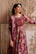 Iznik | Festive Formal | UE-533 Printed Chiffon - Ladies Clothes - Maria Faisal