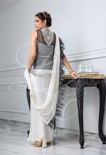 Layla Chatoor | Luxury Pret | Elsie - Luxury Dress - available at Maria Faisal in UK and USA.