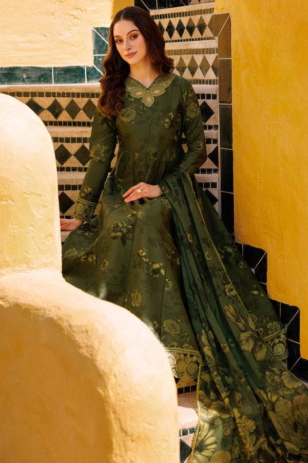 Farasha | Printed Essentials | Sage Charm by Maria Faisal - Registered Vendor of : Farasha - type : Ladies Clothes - 100% original wedding dresses
