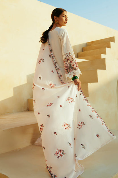 Cross Stitch | Premium Lawn 24 | PASTEL PINK - Ladies Clothes - Maria Faisal