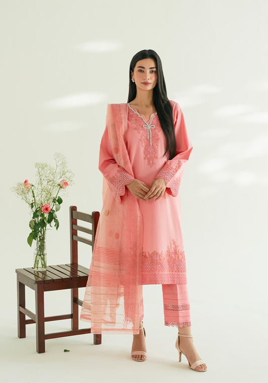 Zarqash | Whispers of Summer |BLUSHWIND - Casual Dress - available at Maria Faisal in UK and USA.