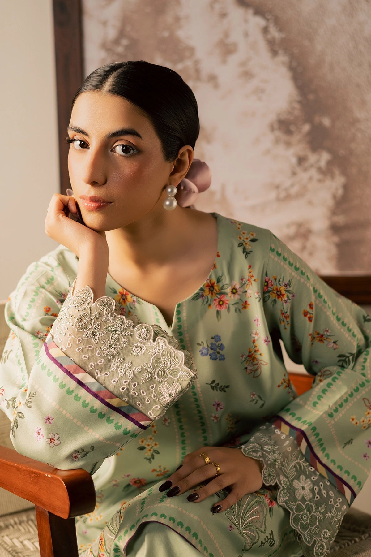 Vanya | Co Ords | CO-131 - Casual Dress - available at Maria Faisal in UK and USA.