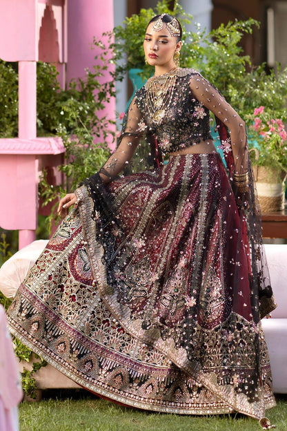 Nureh | Jhoomro Formals | NL-95 Emara - Formal Dress - available at Maria Faisal in UK and USA.