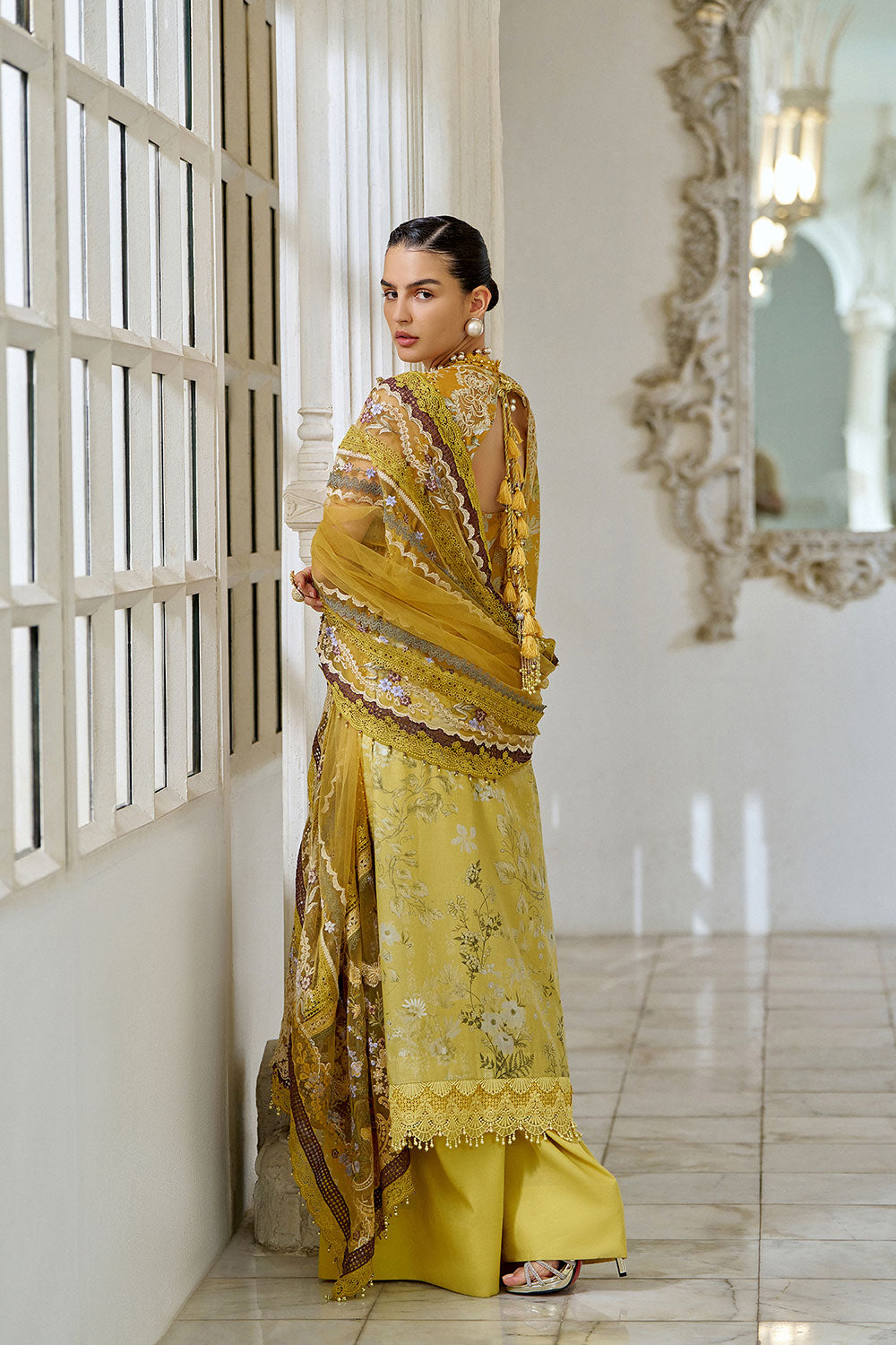 Sobia Nazir | Luxury Lawn Eid 26 | 12B - Luxury Dress - available at Maria Faisal in UK and USA.