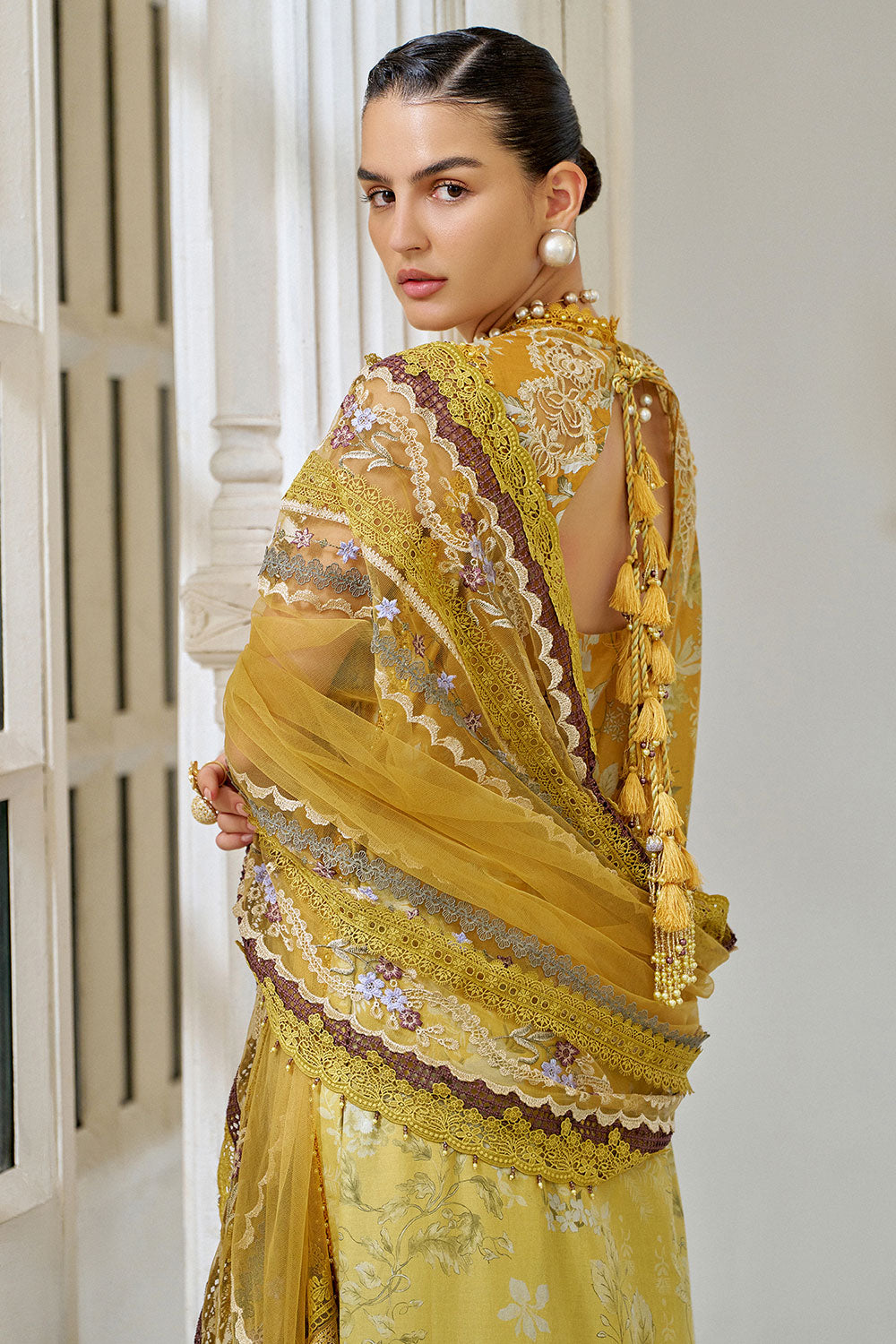 Sobia Nazir | Luxury Lawn Eid 26 | 12B - Luxury Dress - available at Maria Faisal in UK and USA.