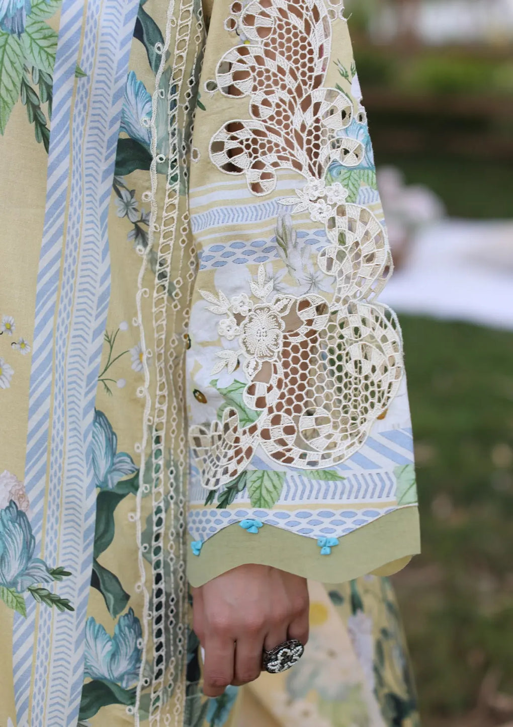 Elaf Premium | Prints Chikankari 24 | 05A CITRUS CRUSH - Waniyas