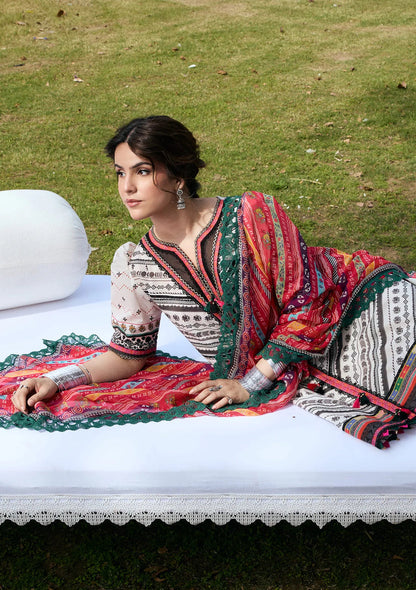 Kahf Premium | Prints Collection 26 | KPS-2B MEHRUBA - Luxury Dress - available at Maria Faisal in UK and USA.