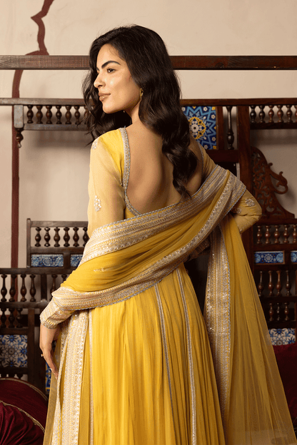 Erum Khan | Intezar e Eid | Roshni - Luxury Dress - available at Maria Faisal in UK and USA.