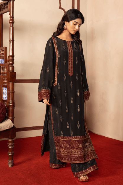 Erum Khan | Intezar e Eid | Riwayat - Luxury Dress - available at Maria Faisal in UK and USA.