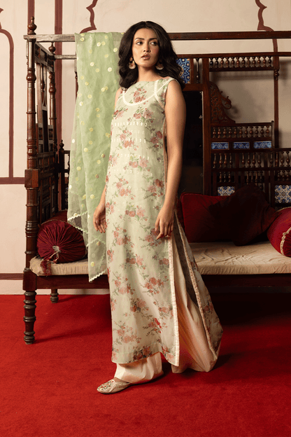 Erum Khan | Intezar e Eid | Rimjhim - Luxury Dress - available at Maria Faisal in UK and USA.