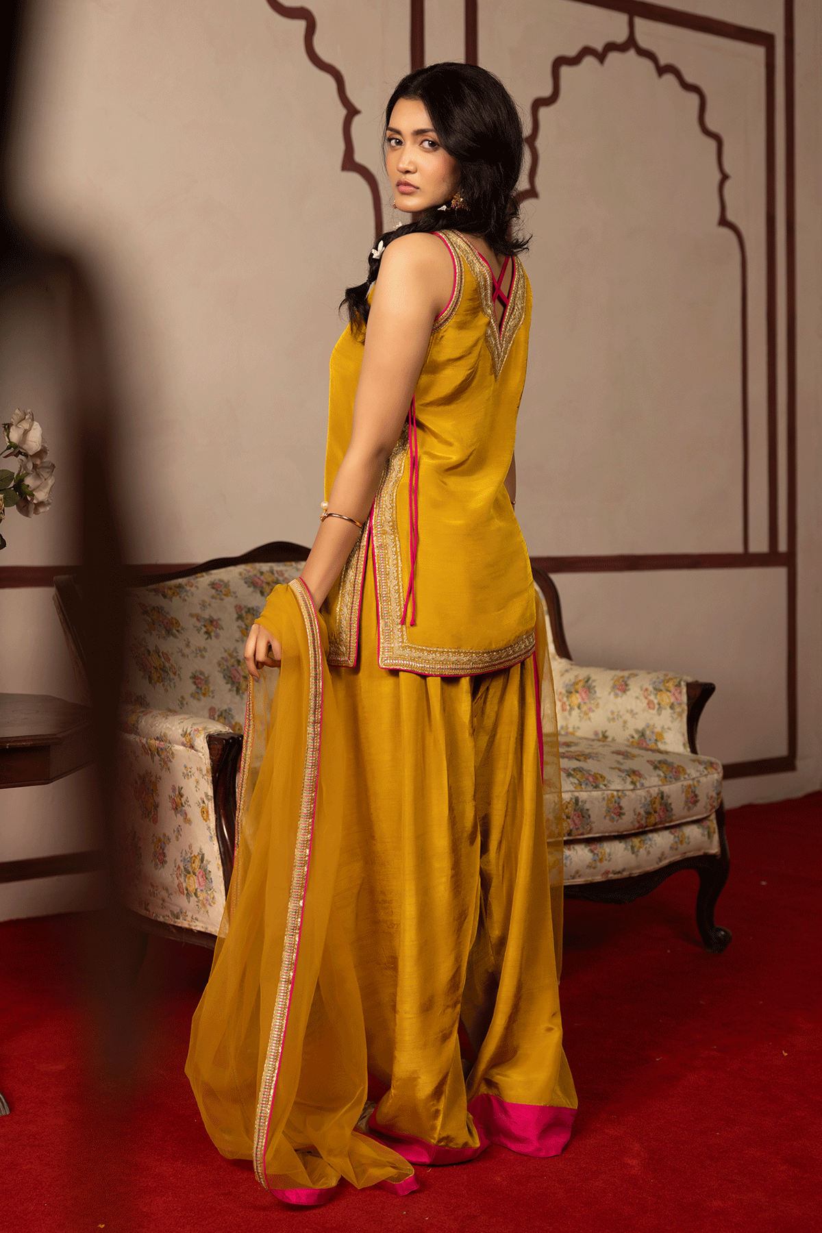 Erum Khan | Intezar e Eid | Naqsh - Luxury Dress - available at Maria Faisal in UK and USA.