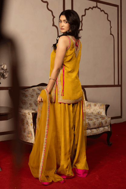 Erum Khan | Intezar e Eid | Naqsh - Luxury Dress - available at Maria Faisal in UK and USA.