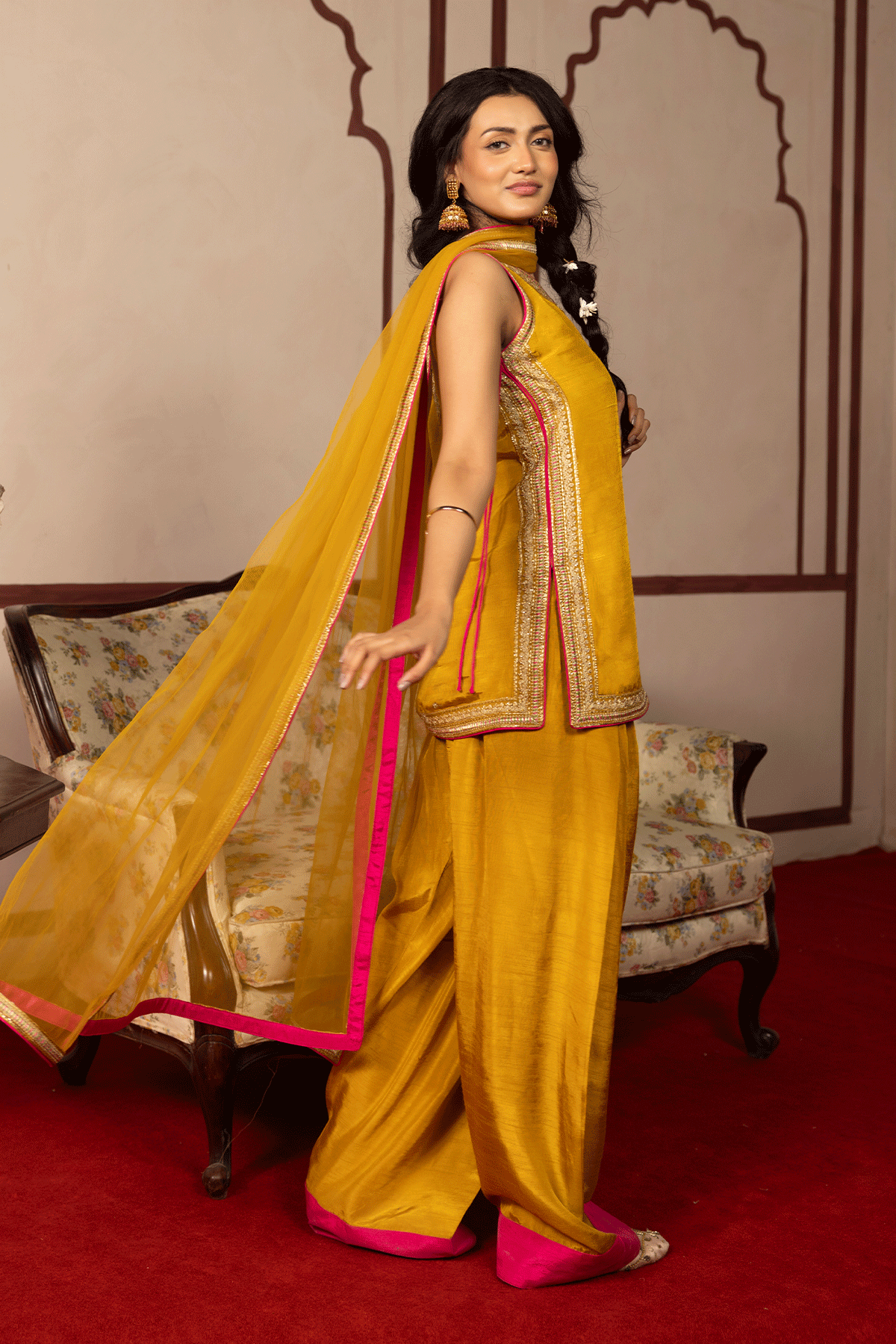 Erum Khan | Intezar e Eid | Naqsh - Luxury Dress - available at Maria Faisal in UK and USA.