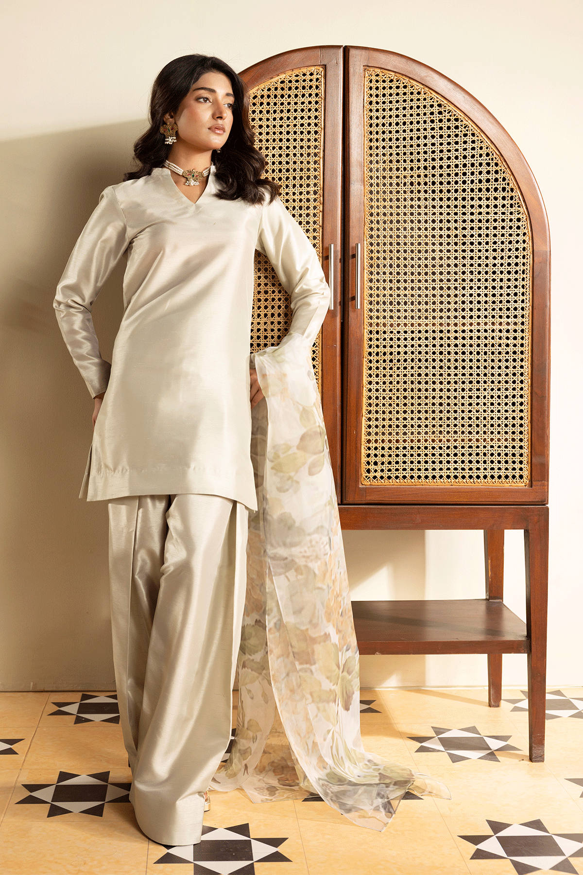 Erum Khan | Intezar e Eid | Lamha - Luxury Dress - available at Maria Faisal in UK and USA.