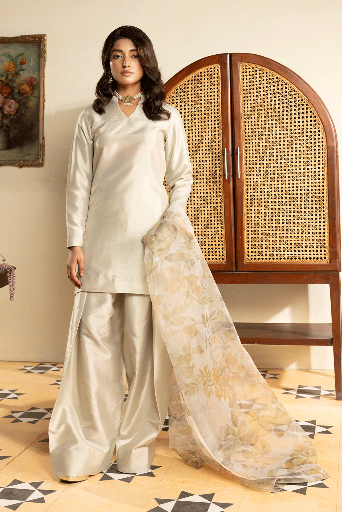 Erum Khan | Intezar e Eid | Lamha - Luxury Dress - available at Maria Faisal in UK and USA.