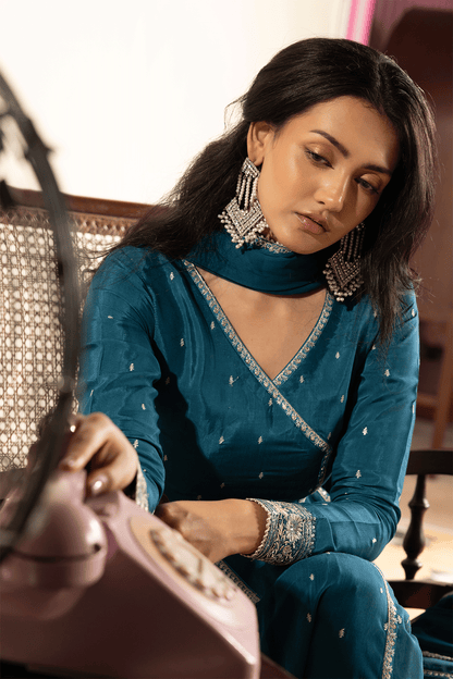 Erum Khan | Intezar e Eid | Guftagu - Luxury Dress - available at Maria Faisal in UK and USA.