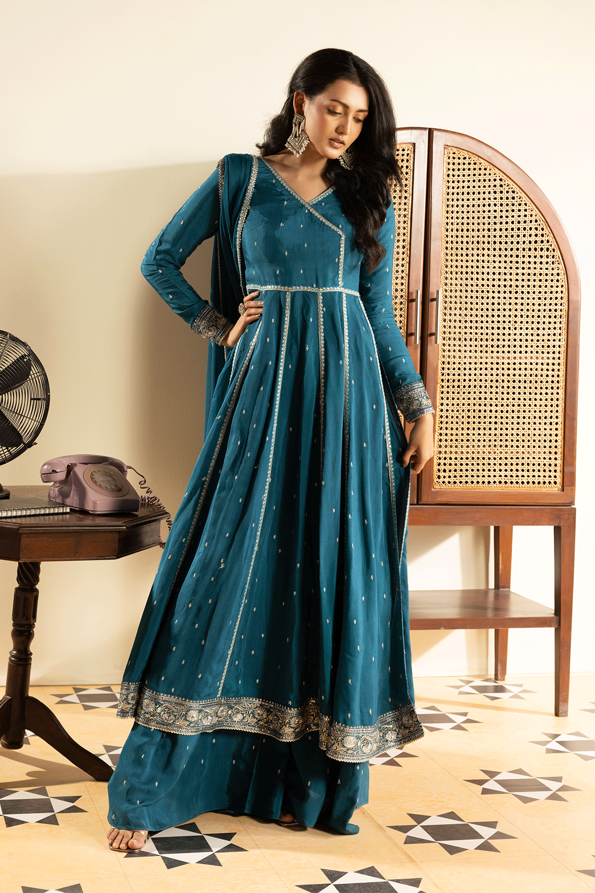 Erum Khan | Intezar e Eid | Guftagu - Luxury Dress - available at Maria Faisal in UK and USA.
