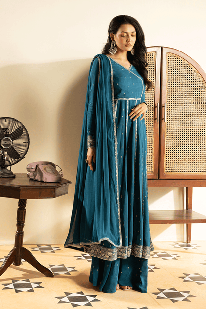 Erum Khan | Intezar e Eid | Guftagu - Luxury Dress - available at Maria Faisal in UK and USA.