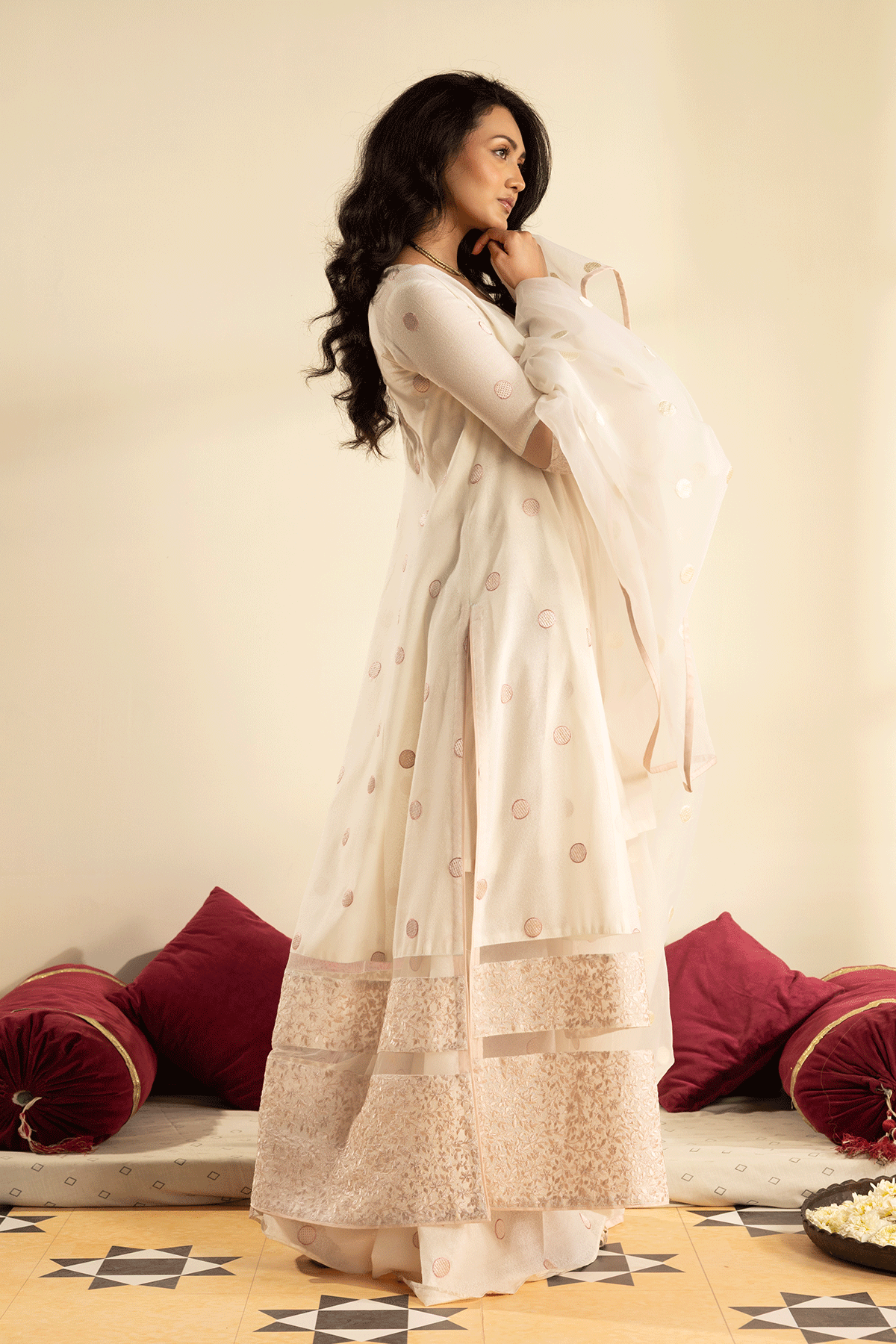 Erum Khan | Intezar e Eid | Dilkashi - Luxury Dress - available at Maria Faisal in UK and USA.