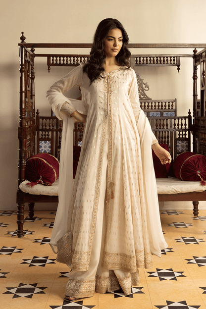 Erum Khan | Intezar e Eid | Aangan - Luxury Dress - available at Maria Faisal in UK and USA.