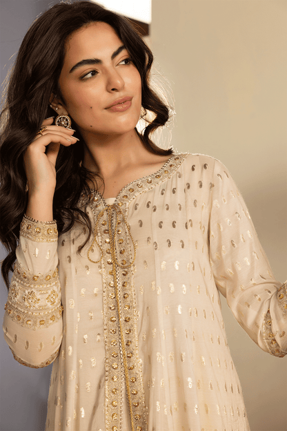 Erum Khan | Intezar e Eid | Aangan - Luxury Dress - available at Maria Faisal in UK and USA.