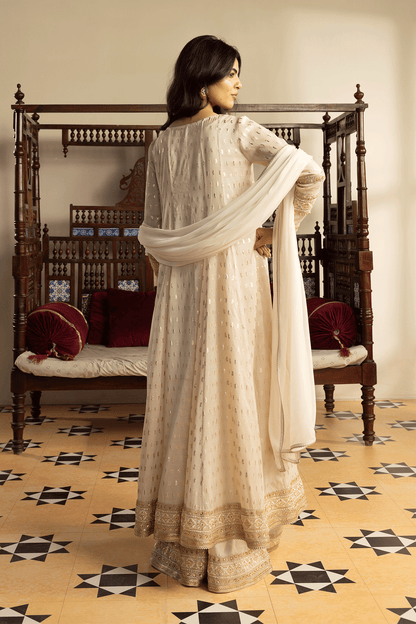 Erum Khan | Intezar e Eid | Aangan - Luxury Dress - available at Maria Faisal in UK and USA.
