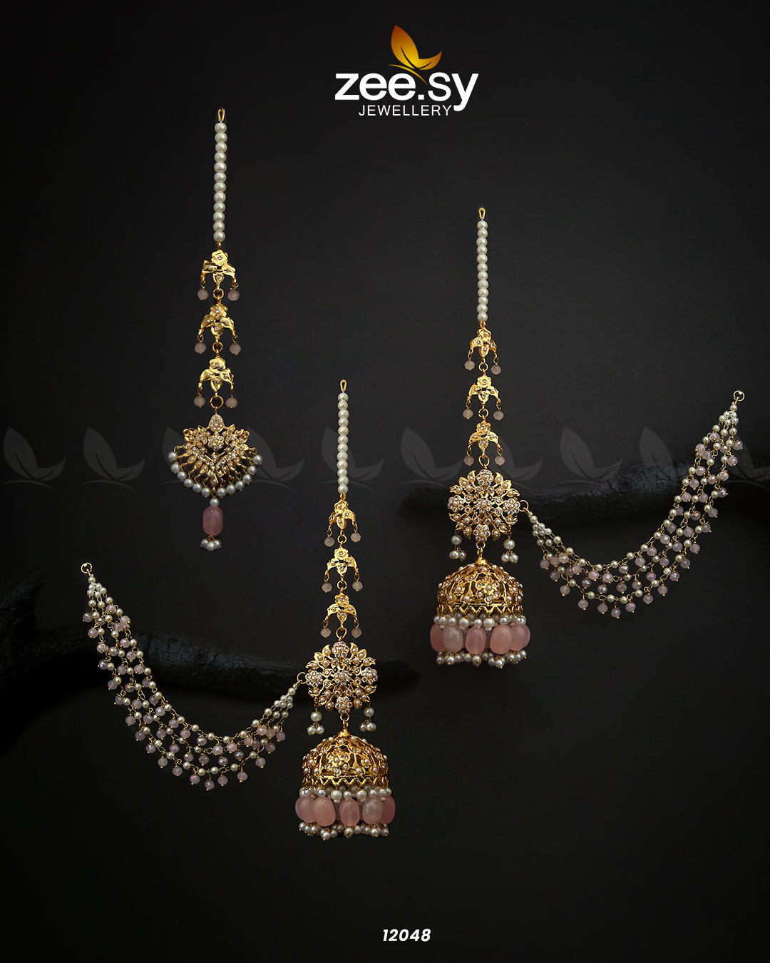 Glamourous Jhumka Earrings - Earrings 