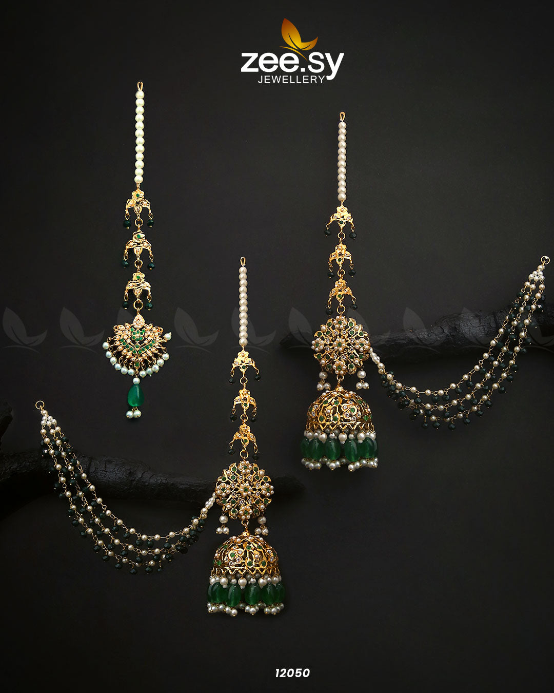 Glamourous Jhumka Earrings - Earrings 