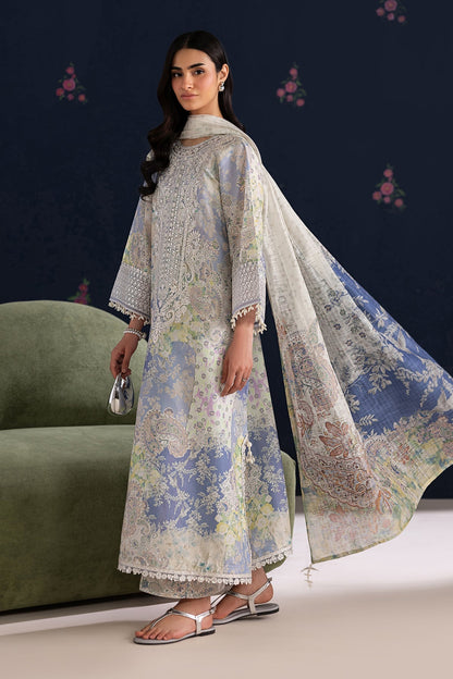Baroque | Luxury Summer Pret | UF-4459 - Luxury Dress - available at Maria Faisal in UK and USA.