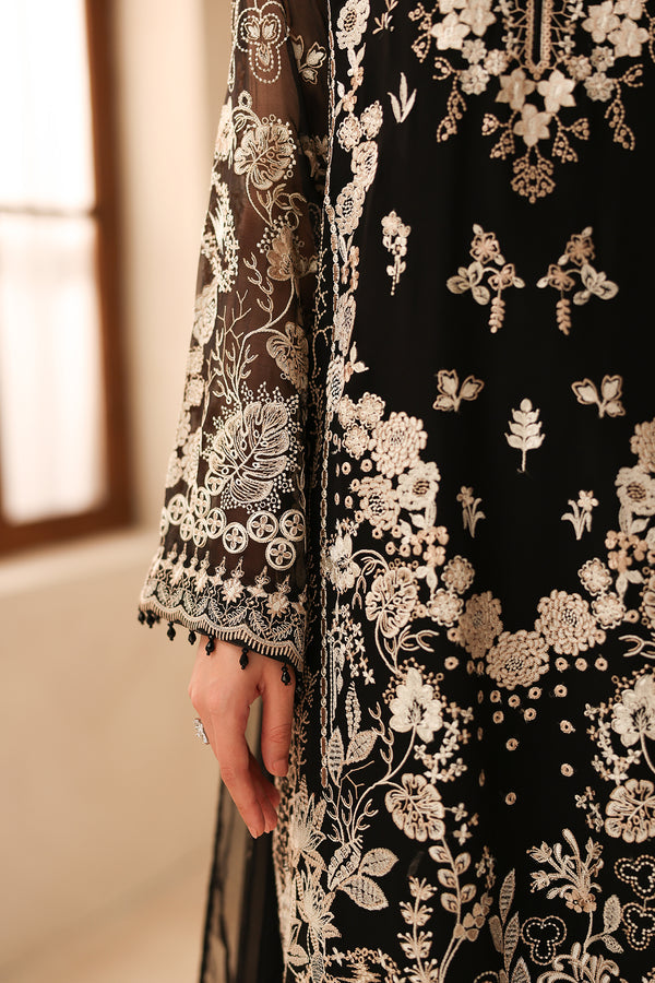 Baroque | Formals Collection | EMBROIDERED CHIFFON UF-4490 - Formal Dress - available at Maria Faisal in UK and USA.