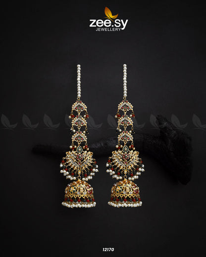 Adorable Jhumki Earrings - Earrings 