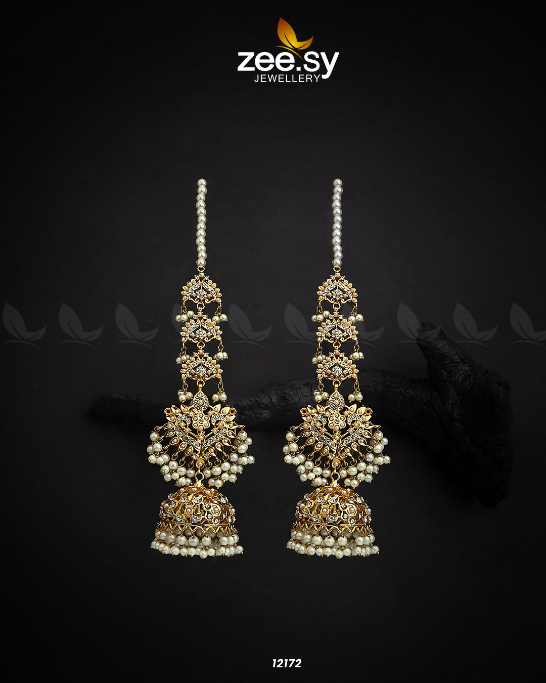Adorable Jhumki Earrings - Earrings 