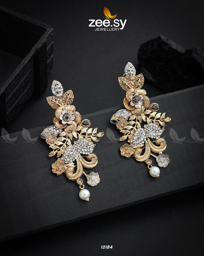 Floral Earrings - Earrings 