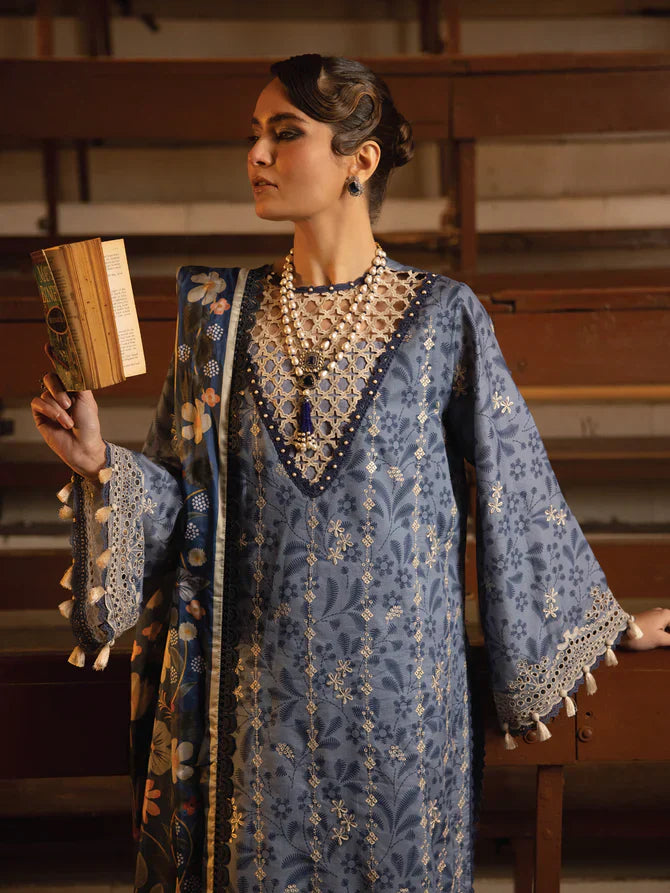 Faiza Faisal | Maya Luxury Lawn | Gamze - Maria Faisal